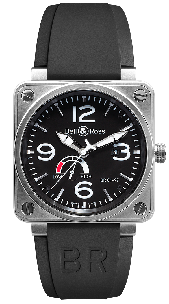 Bell Ross BR0197 BL ST BR 01 97 Reserve de Marche WatchBase