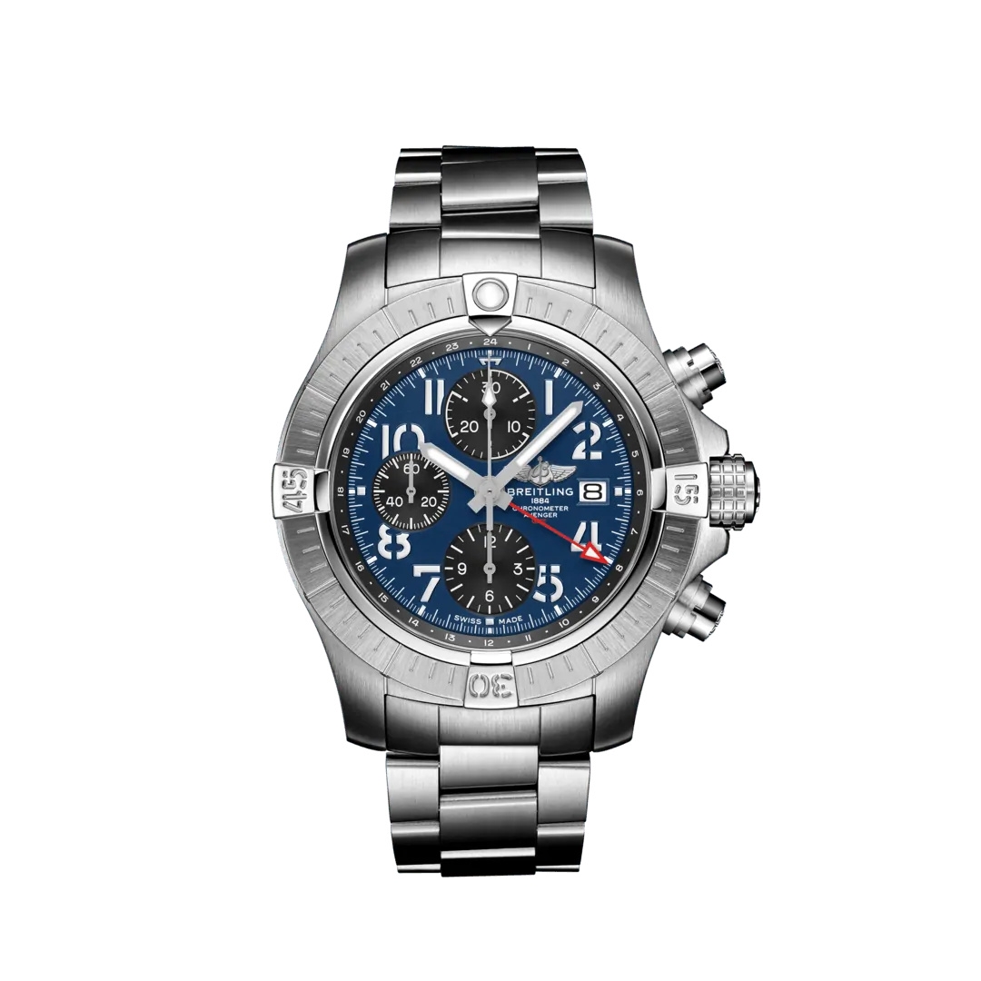 Breitling A24315101C1A1 : Avenger Chronograph GMT 45 Stainless Steel ...