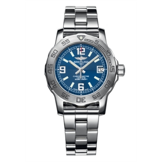 Breitling A7738711.C850.158A : Colt 33 Blue / Bracelet » WatchBase
