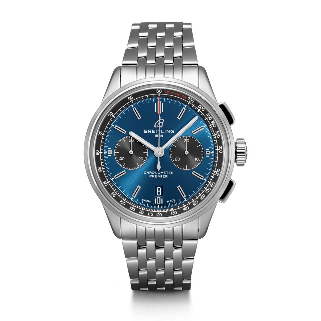 Breitling AB0118A61C1A1 : Premier B01 Chronograph 42 Stainless Steel ...