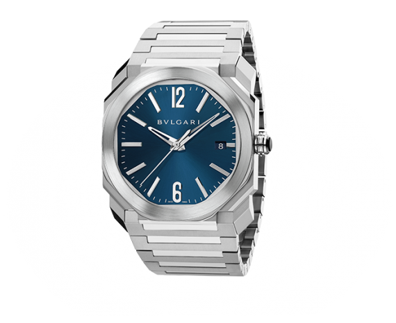 Bulgari 102105 : Octo Solotempo 38 Blue Bracelet » WatchBase