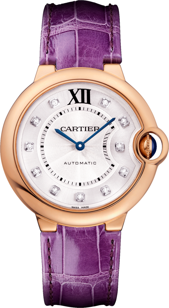 Cartier WJBB0010 : Ballon Blue de Cartier 36 Automatic Pink Gold ...