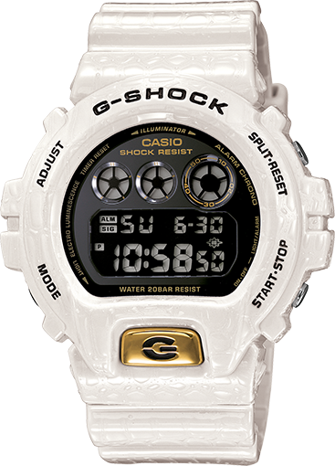 Casio DW-6900CR-7 : DW-6900CR-7 White Crocodile » WatchBase