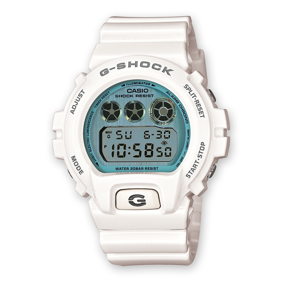Casio DW-6900PL-7 : DW-6900PL-7 Polarized White » WatchBase
