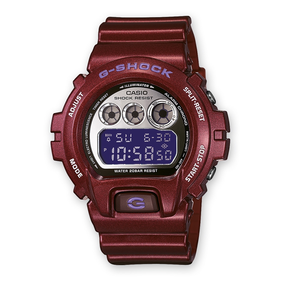 DW-6900SB-4 Burgundy » WatchBase - Casio