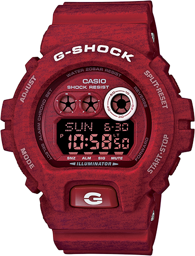 Casio GD-X6900HT-4 : GD-X6900HT-4 Heathered Red » WatchBase