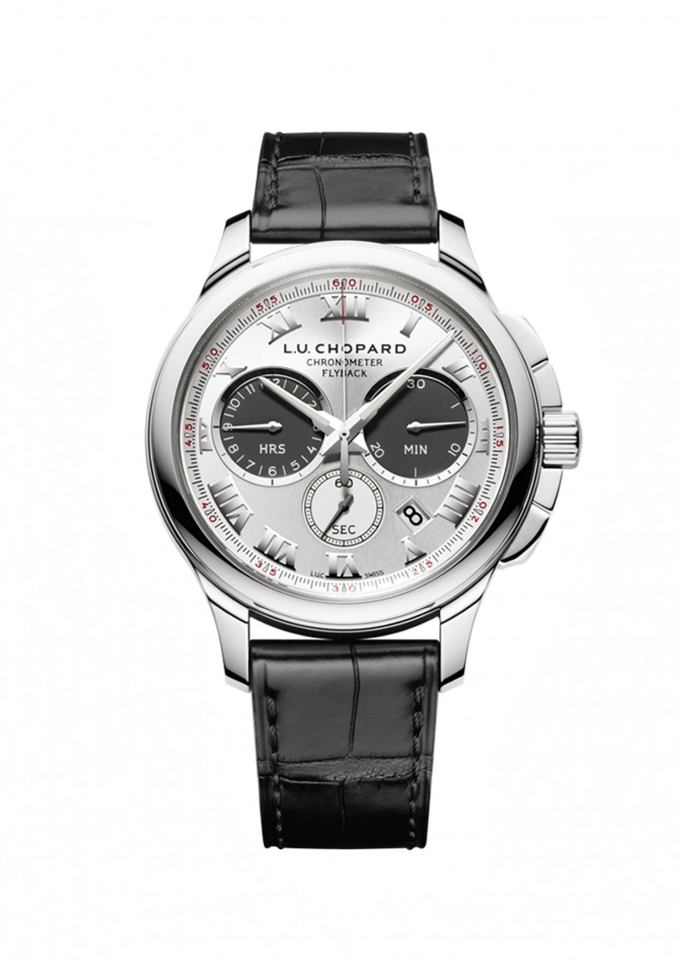 Chopard 161928-1001 : L.U.C Chrono One White Gold » WatchBase