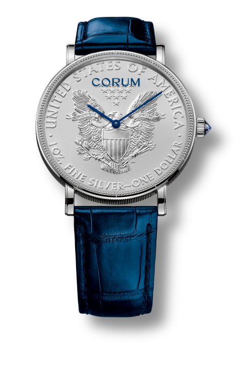 Corum C082 03059 Coin Watch Automatic 50th AnnvieSilver 1