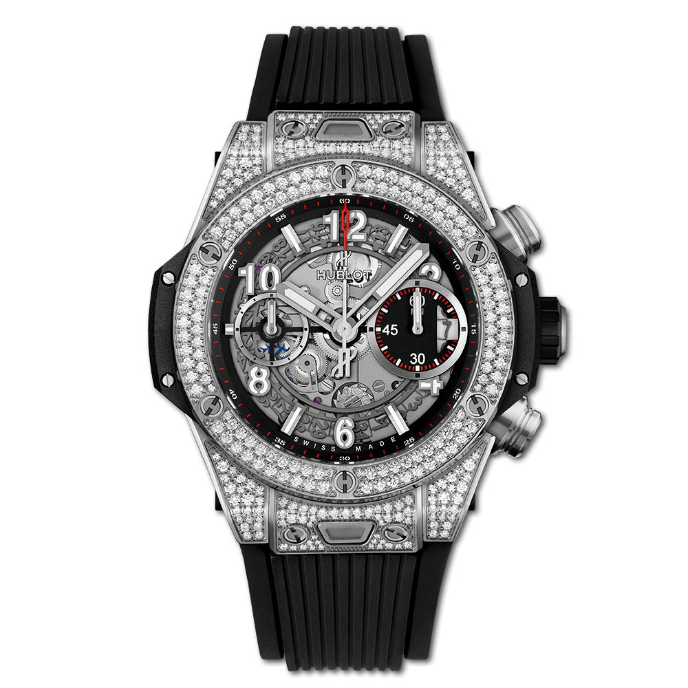 Hublot 441.NX.1170.RX.1704 : Big Bang Unico 42 Titanium / Pavé / Black ...