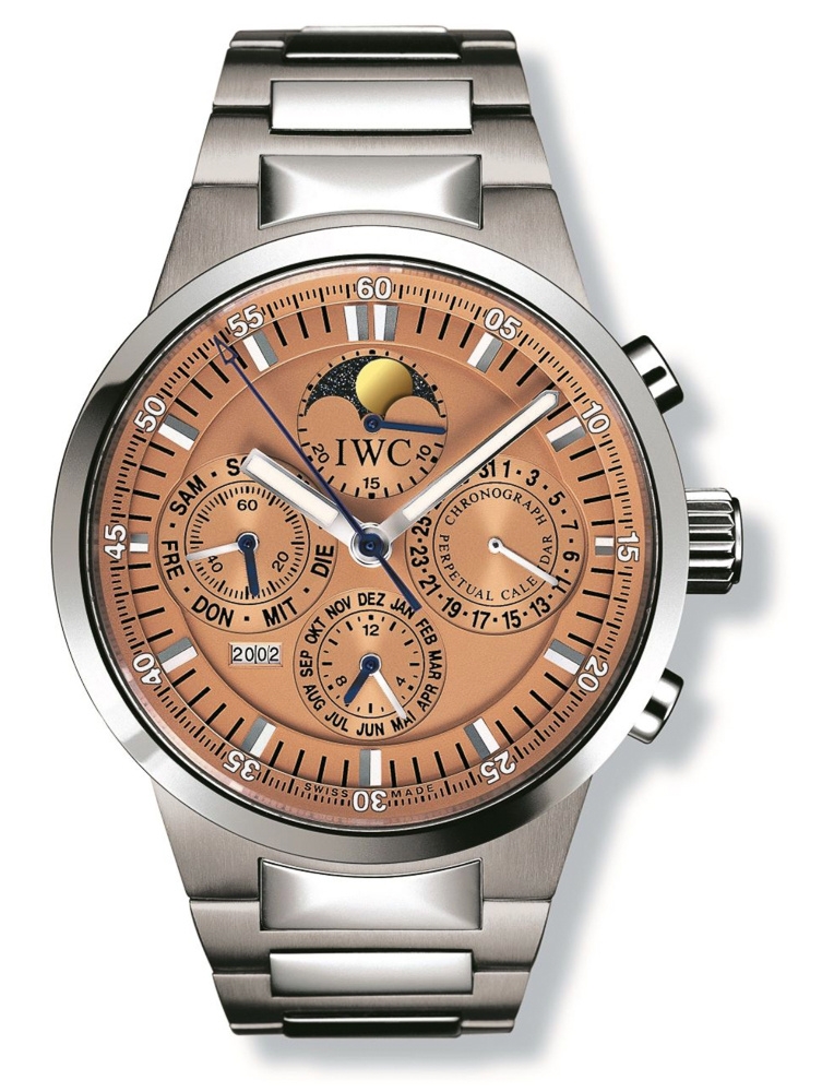 IWC IW375612 GST Perpetual Calendar Stainless Steel / Salmon