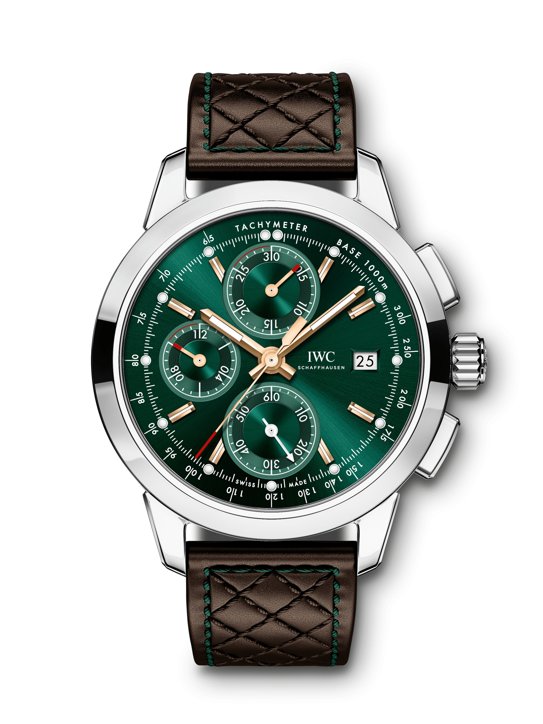 IWC IW380804 Ingenieur Chronograph Classic Stainless Steel / Green