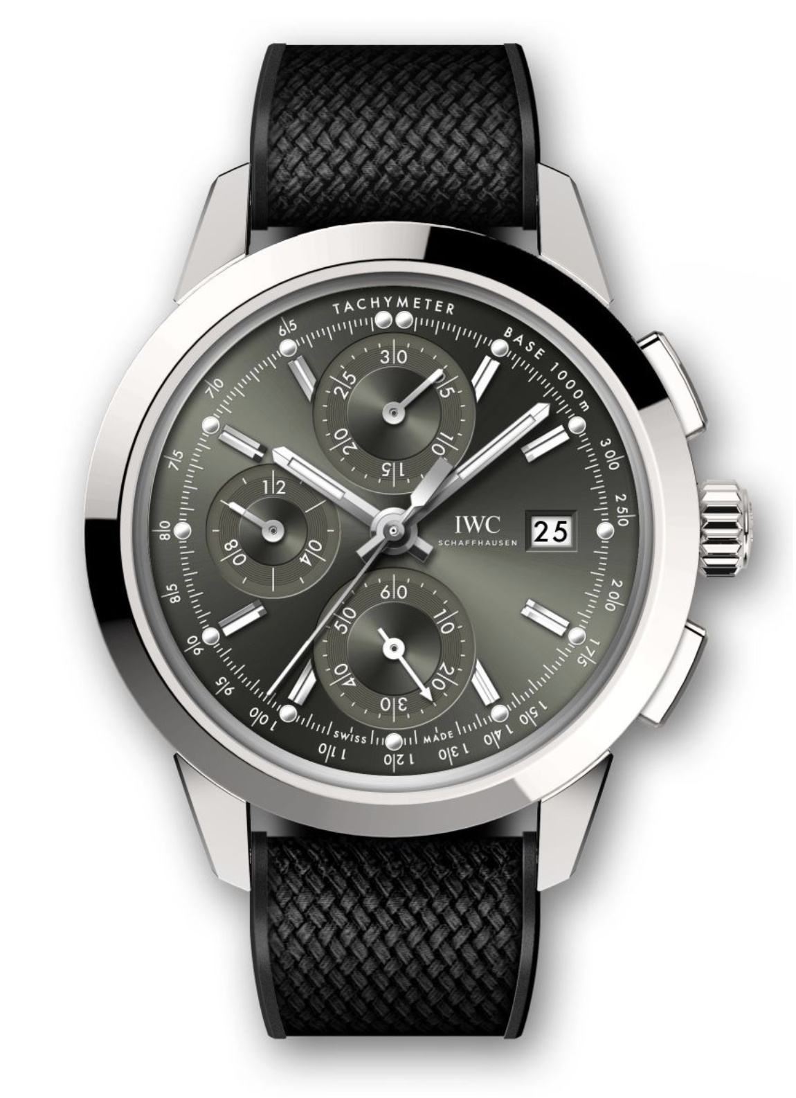 IWC IW3808BQ Ingenieur Chronograph Custom Stainless Steel / Green