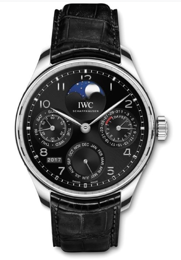 IWC IW5033-11 : Portugieser Perpetual Calendar Single Moon Platinum ...