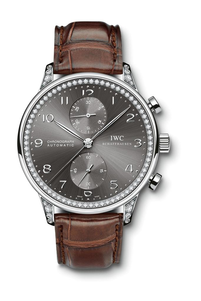 iwc white gold portuguese