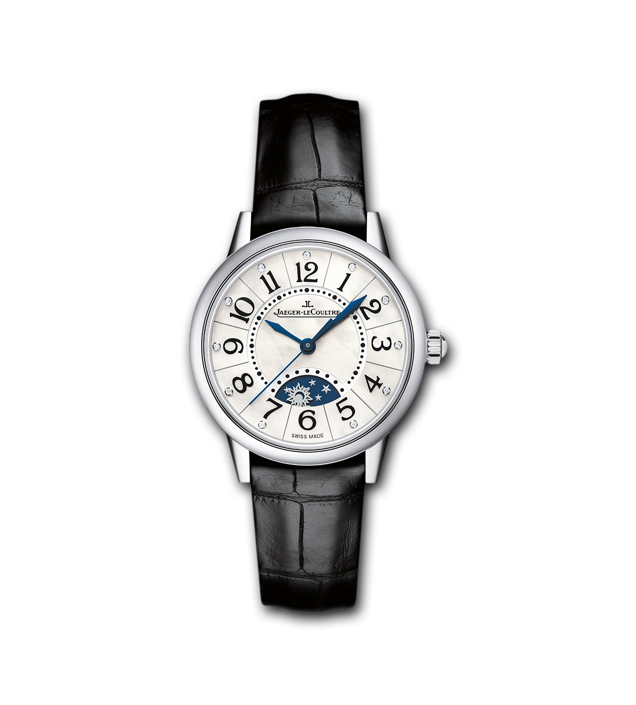 Jaeger LeCoultre 3468490 Rendez Vous Night Day Black Strap