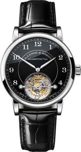 A. Lange & Söhne 730.094F : 1815 Tourbillon Platinum / Black Enamel