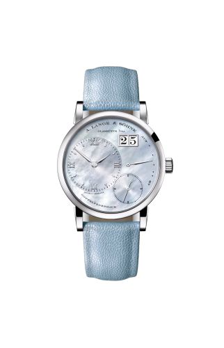 A. Lange & Söhne 113.043 : Kleine Lange 1 White Gold / Blue Mother of Pearl