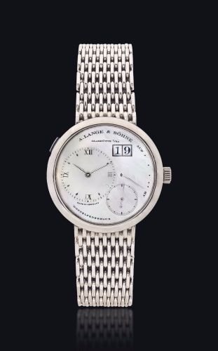 A. Lange & Söhne 160.029 : Lange 1 White Gold MOP / Bracelet