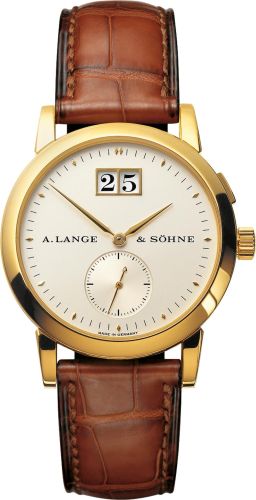 A. Lange & Söhne 105.021 : Saxonia Big Date Yellow Gold / Champagne