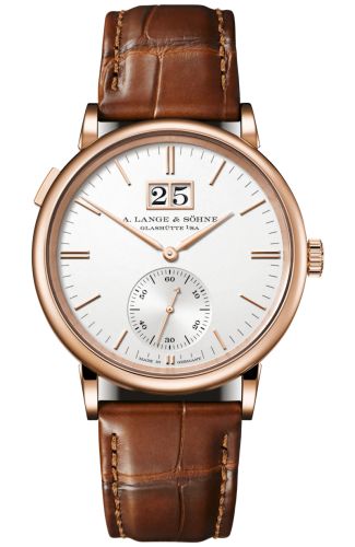A. Lange & Söhne 381.032 : Saxonia Outsize Date Pink Gold / Silver
