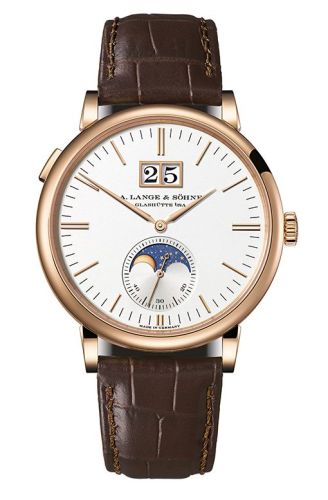 A. Lange & Söhne 384.032 : Saxonia Moonphase Pink Gold / Silver