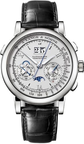 A. Lange & Söhne 410.025 : Datograph Perpetual Platinum / Silver