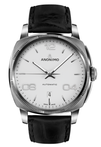 Anonimo AM-4000.01.100.W11 : Epurato Automatic Stainless Steel / White / Leather