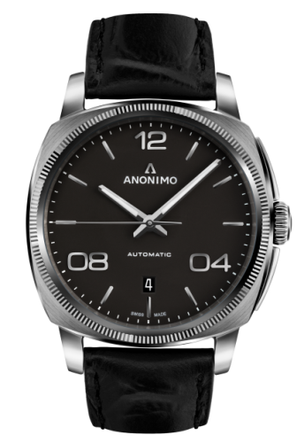 Anonimo AM-4000.01.101.W11 : Epurato Automatic Stainless Steel / Anthracite / Leather