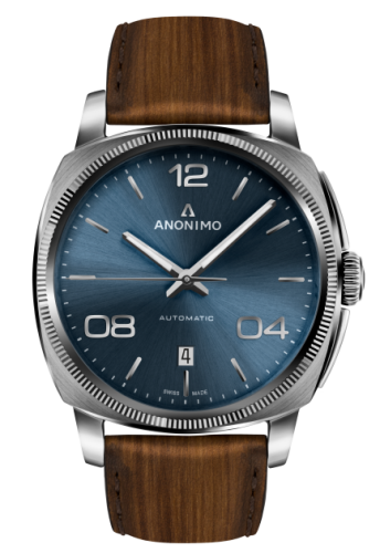 Anonimo AM-4000.01.103.W22 : Epurato Automatic Stainless Steel / Blue / Leather