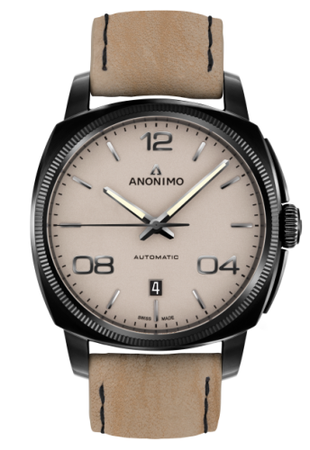 Anonimo AM-4000.02.229.K19 : Epurato Automatic Stainless Steel / DLC / Sand / Leather