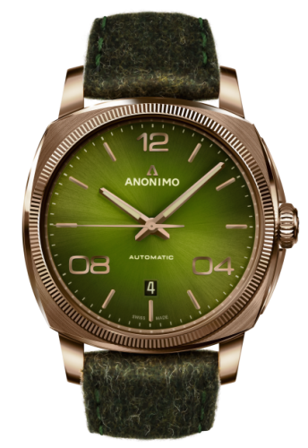 Anonimo AM-4000.04.466.F66 : Epurato Automatic Bronze / Green / Leather