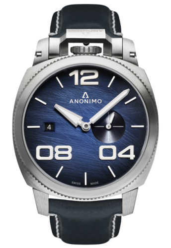 Anonimo AM-1020.01.003.A03 : Militare Automatic Stainless Steel / Blue / Leather