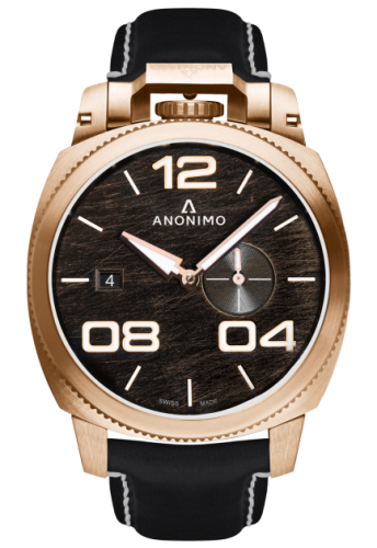 Anonimo AM-1020.04.001.A01 : Militare Automatic Bronze / Black / Leather