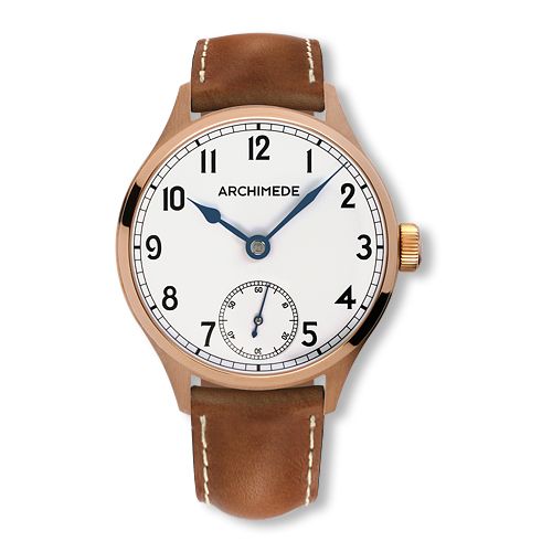 Archimede UA7929-H1.2-BR : DeckWatch Bronze / Silver / Brown Leather