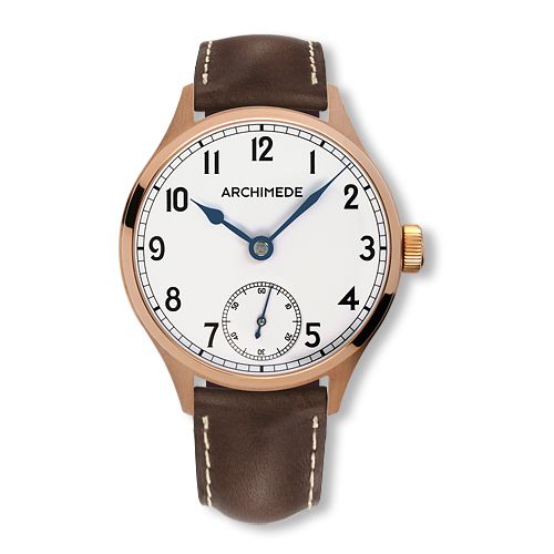 Archimede UA7929-H1.4-BR : DeckWatch Bronze / Silver / Brown Leather