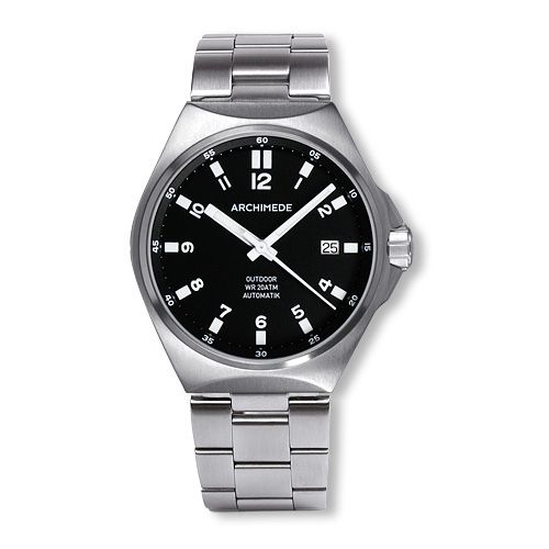 Archimede UA8239B-A2.1-H : OutDoor 39 Protect Stainless Steel / Black / Bracelet