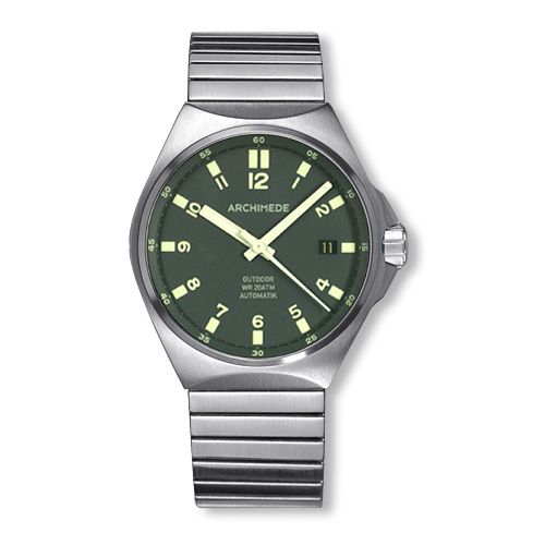 Archimede UA8239F-A4.1-H : OutDoor 39 Protect Stainless Steel / Green / Fixolex ®