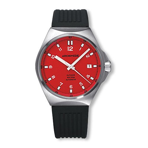 Archimede UA8239S-A6.1-H : OutDoor 39 Protect Stainless Steel / Red / Rubber