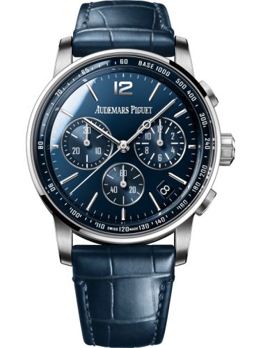 Audemars Piguet 26393BC.OO.A321CR.01 : CODE 11.59 Chronograph Selfwinding White Gold / Blue