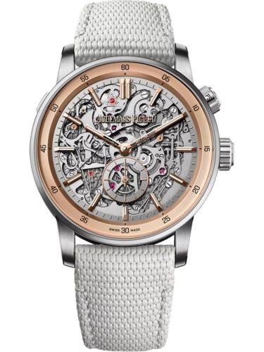 Audemars Piguet 26397PN.OO.D008KB.01 : CODE 11.59 Grande Sonnerie Carillon Supersonnerie Platinum - White Gold / Skeleton /150th Anniversary