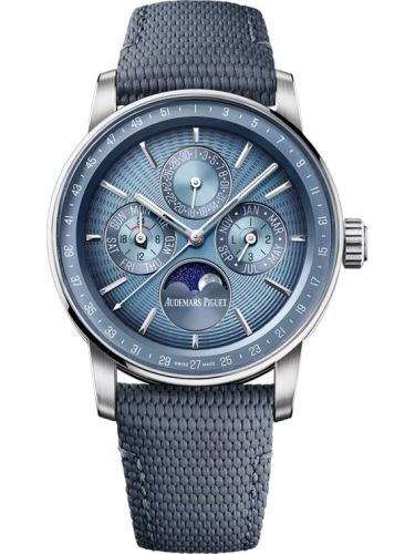 Audemars Piguet 26494BC.OO.D350KB.01 : CODE 11.59 Perpetual Calendar White Gold / Smoked Blue