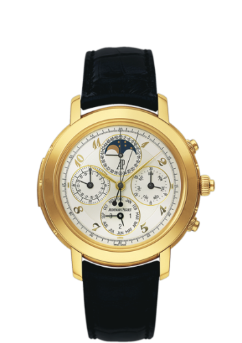 Audemars Piguet 25866BA.OO.D002CR.02 : Jules Audemars 25866 Grande Complication Yellow Gold / White Breguet