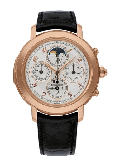 Audemars Piguet 25866OR.OO.D002CR.02 : Jules Audemars 25866 Grande Complication Pink Gold / White Breguet