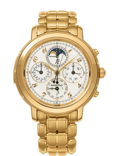 Audemars Piguet 25984BA.OO.1138BA.01 : Jules Audemars 25984 Grande Complication Yellow Gold / White Breguet / Bracelet