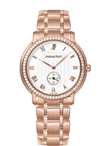 Audemars Piguet 5156OR.ZZ.1229OR.01 : Jules Audemars Small Seconds Pink Gold / Diamond / Silver / Bracelet