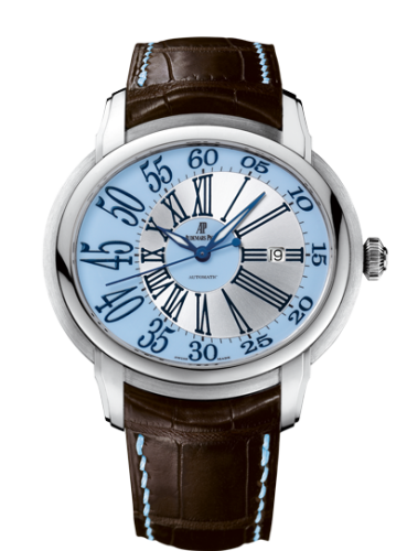 Audemars Piguet 15320BC.OO.D093CR.01 : Millenary Self-Winding White Gold / Blue