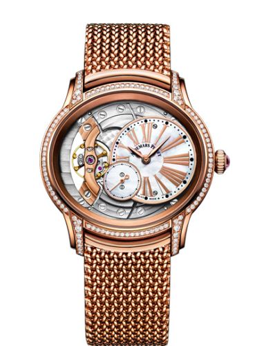 Audemars Piguet 77247OR.ZZ.1272OR.01 : Millenary Hand-wound Pink Gold / Mother of Pearl / Bracelet