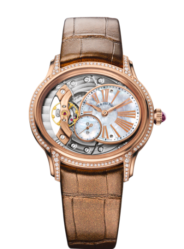 Audemars Piguet 77247OR.ZZ.A812CR.01 : Millenary Hand-wound Pink Gold / Mother of Pearl