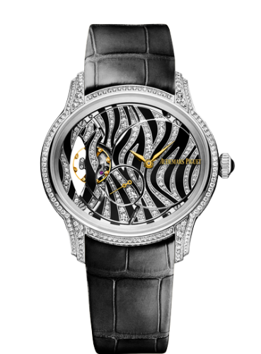 Audemars Piguet 77249BC.ZZ.A102CR.01 : Millenary Hand-wound White Gold / Zebra