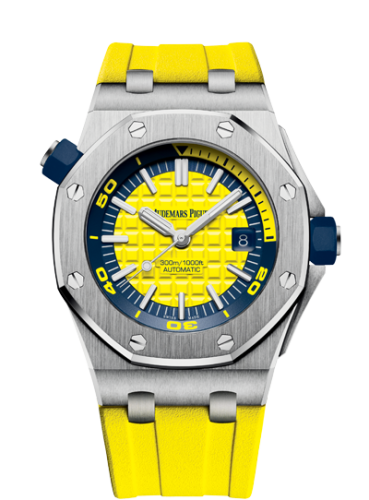 Audemars Piguet 15710ST.OO.A051CA.01 : Royal Oak Offshore Diver Stainless Steel / Yellow